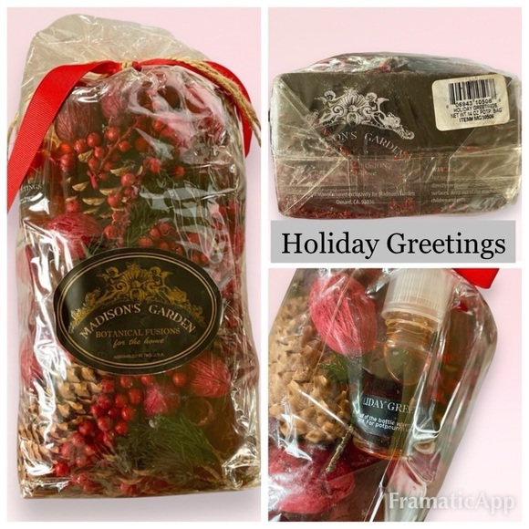 NWT *CHOICE* Madison’s Garden Luxury Botanical Potpourri + Essential Oil Holiday - Picture 6 of 9